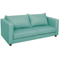 Imagem de Sofá 2 Lugares Lisboa Suede Azul Tiffany - Amarena Móveis