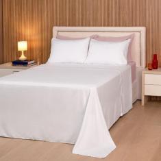Imagem de Jogo De Cama Línea King Micropercal 200 Fios - 4 Peças - Casa Paulinha