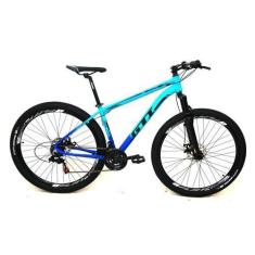 Imagem de Bicicleta Gti Roma Aro 29 Quadro 17 Alumínio Azul/Azul 21V .