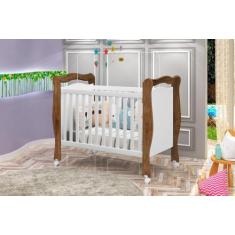 Imagem de Berço ALV Tipo Americano em MDF com Estrado em madeira com Certificado