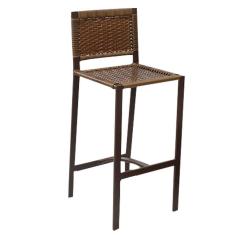 Imagem de Banqueta Alta Modelo áscoli Marrom Fosco Marrom