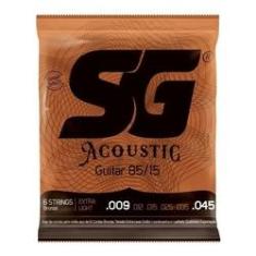 Imagem de Encordoamento Sg 09 Aco Bronze 85 15 P/violao