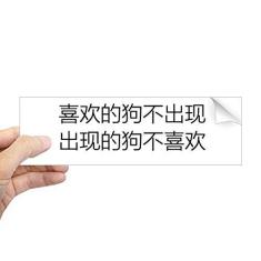 Imagem de DIYthinker Adesivo retangular com citação chinesa "Who Love Me", decalque de janela