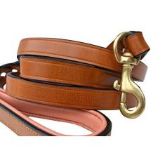 Imagem de Coleiras de toque macio – Coleira trançada de couro para cãesSoft Touch Collars 6 FT x 3/4 INCH