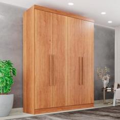 Imagem de Guarda-roupa Casal 4 Portas 2 Gavetas França Cinamomo
