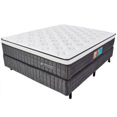Imagem de Cama Box Casal Premium Mola Ensacada com Espuma D33 e Viscoelástica Nasa 138x188x72cm - Bf Colchões 