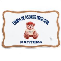 Imagem de Tapete Infantil Urso Aveludado Antialérgico - Pantera - Multicaz