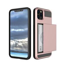 Imagem de Capa de telefone com slot para cartão de crédito para iPhone 11 12 13 Pro Max XR XS Max X 8 7 Plus 13 12 Pro 13 Armor Slide Wallet Hard PC Back Cover, T10, para iPhone 13