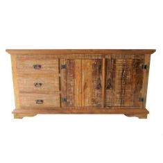 Imagem de Balcão Rústico Agreste Em Madeira De Demolição - Cód 193 - Barrocarte