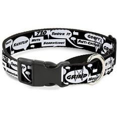 Imagem de Buckle-Down Coleira para cães martingale - bolhas de patinadora