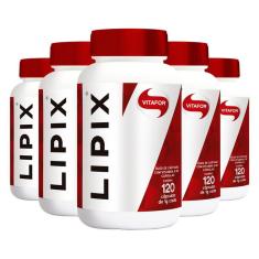 Imagem de Kit 5 Lipix Óleo De Cartamo Vitafor 120 Cápsulas