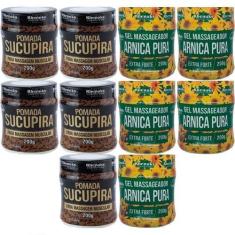 Imagem de Revenda 5 Gel Massageador Arnica Pura 200G 5 Pomada Sucupira - Rhenuks