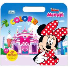 Imagem de Livro De Atividades Colorir + Adesivos Maleta Minnie Tilibra