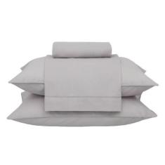 Imagem de Jogo Cama Queen 4 Pcs 180 Fios Basic Percalle Bege 13 - Buddemeyer