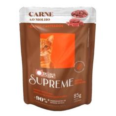 Imagem de Ração Úmida Quatree Supreme Gatos Castrados Sabor Carne Ao Molho Sachê