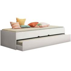 Imagem de Cama com Auxiliar Infanto Juvenil Clara Branco Casa Chick