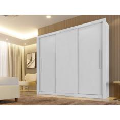Imagem de Guarda Roupa Roupeiro Panama 3 Portas sem Espelho Branco Sallêto