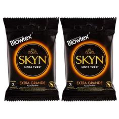 Imagem de Preservativo Blowtex Skyn Extra Grande 56mm Sem Látex 2U