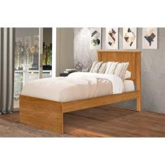 Imagem de Cama De Solteiro Em Mdp/mdf Barcelona Nature