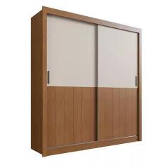 Imagem de Guarda Roupa  Herval Ph 1738 - Cor Carvalho Vermontt + Off White - Sem