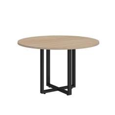 Imagem de Mesa Reunião Redonda Web25 1,20 Pé Quadro Calvi / Preto