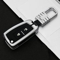 Imagem de TPHJRM Capa de chave de carro em liga de zinco, capa de chave, adequada para Nissan Duke Micra Qashqai Juke X-Trail Nismo Murano Maxima Altima Geniss