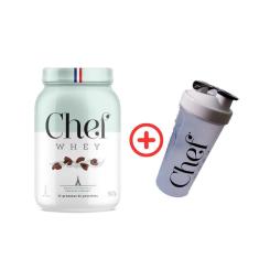 Imagem de Whey Protein Gourmet Zero Lactose 907G - Cookies De Chocolate + Coqueteleira - Chef Whey