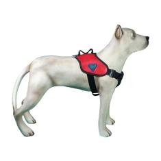 Imagem de Peitoral Tático Extreme para Cães K9 Spirit Vermelho Tamanho M