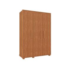 Imagem de Guarda Roupa Solteiro Belize 3 Portas Pés Madeira Camas Fênix
