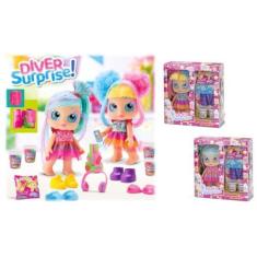 Imagem de Boneca Diver Surprise Aniversário Com Massinha - Divertoys