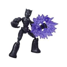 Imagem de Boneco Marvel Vingadores Bend And Flex - Pantera Negra 15cm Com Acessó