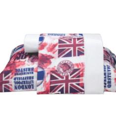 Imagem de Jogo De Lençol Londres Solteiro 3 Peças - 2,40X1,45M - Top Chick