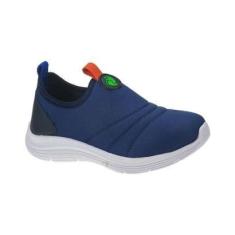 Imagem de Tênis Infantil Street Marinho Laranja Verde Unipasso 206-02-515-Masculino