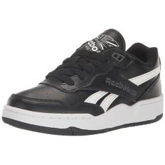 Imagem de Reebok Tênis infantil unissex Bb4000 Ii, Preto/branco/cinza puro, 16