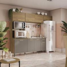 Imagem de Cozinha Compacta 258cm 8 Portas 1 Gaveta Sem Tampo L780A Kappesberg, N