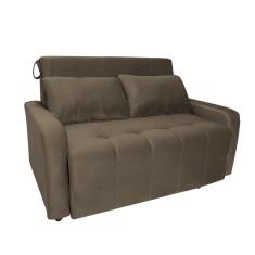 Imagem de Sofá Cama 2 Lugares 138cm Amora New Capuccino Matrix Castor