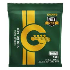 Imagem de Encordoamento Para Violão Calibre 0.10 Aço Full Pack SOLEZ