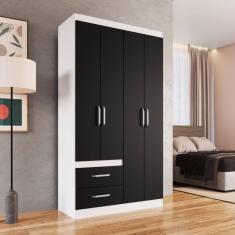 Imagem de Guarda Roupa Solteiro 4 Portas 2 Gavetas RP3420 Decibal