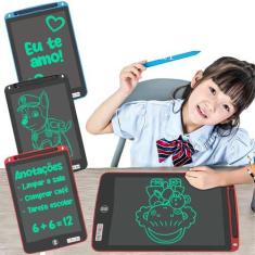 Imagem de Lousa Mágica Tablet Infantil Tela Lcd 8,5 Desenhar Escrever - Dm Toys,