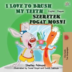 Imagem de I Love To Brush My Teeth (English Hungarian Bilingual Book