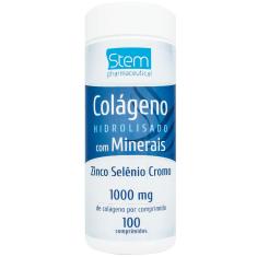 Imagem de Colágeno Hidrolisado com Minerais Stem com 100 comprimidos 100 Comprimidos