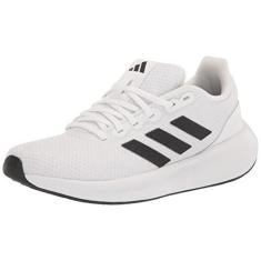 Imagem de adidas Tênis feminino Run Falcon 3.0, branco/preto/preto, 43, Branco/Preto/Preto, 11