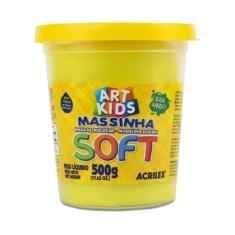 Imagem de Massa De Modelar Acrilex Soft 150g 102 Am. Limão