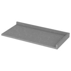 Imagem de Tampo p/ Balcão Cozinha Gabinete Canto Reto Belize 94x54cm Nero - Henn