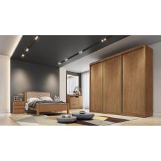 Imagem de Guarda Roupa Casal 3 Portas 6 Gavetas - Londres-Cumaru - Móveis Novo Horizonte