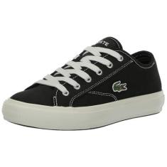 Imagem de Lacoste Tênis feminino Backcourt, Blk/Off Wht, 34