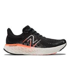 Imagem de New Balance Fresh Foam X 1080 V12 Tênis de corrida feminino, Preto/Neon Dragonfly/Rosa Lavado, 35