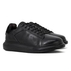 Imagem de Tênis Masculino Ferracini Casual Impulse 24h Couro Cadarço Conforto Sneaker 7614-570-Masculino
