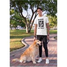 Imagem de Camiseta ECF Masculina In Dog We Trust Manga Curta  Poliester