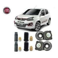 Imagem de 4 Kit Amortecedor Dianteiro Rolamento Traseiro Fiat Uno 2017 2018 2019